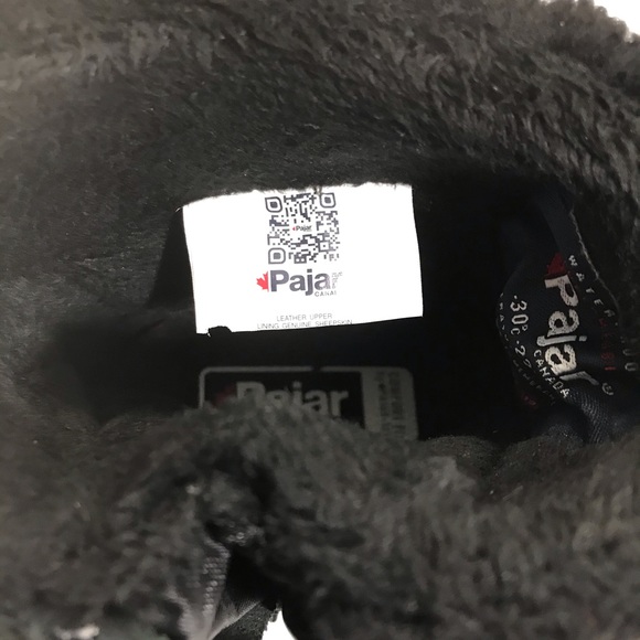 Like New Pajar Canada Ceria Boot Black Color Size/6.5 - Picture 10 of 13